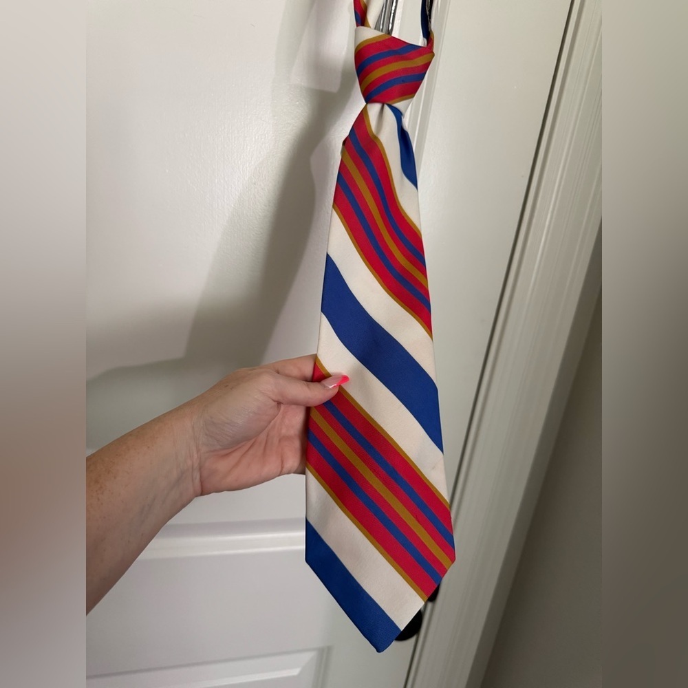 Johnny Carson Vintage Striped Tie